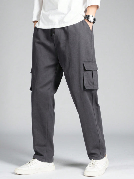 Manfinity Hypemode Men Flap Pocket Side Cargo Pants
