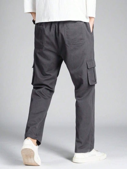 Manfinity Hypemode Men Flap Pocket Side Cargo Pants